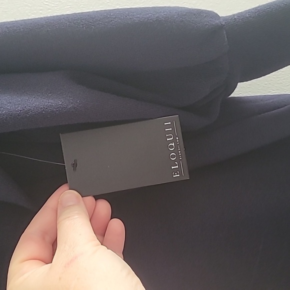 NWT Eloquii navy blue sweater dress size 14/16 - Picture 5 of 8